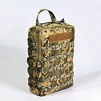 Штурмовой рюкзак 10л с карманом под гидратор Пиксель