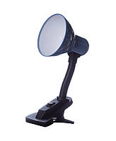 Офисная настольная лама светильник ученический на прищепке Sunlight синий 108B HR, код: 8364349