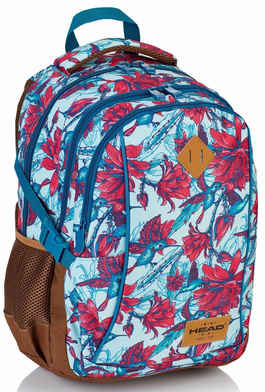 Жіночий міський рюкзак з квітами Head Astra23L Різнобарвний MD, код: 8327330