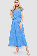 Платье в горох голубой 214R055-1 Ager XL MD, код: 8387156