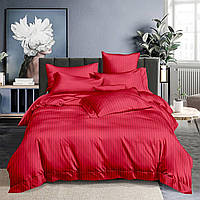 Комплект постельного белья сатин SADA Lux полуторный красный (0205606) MD, код: 8327147