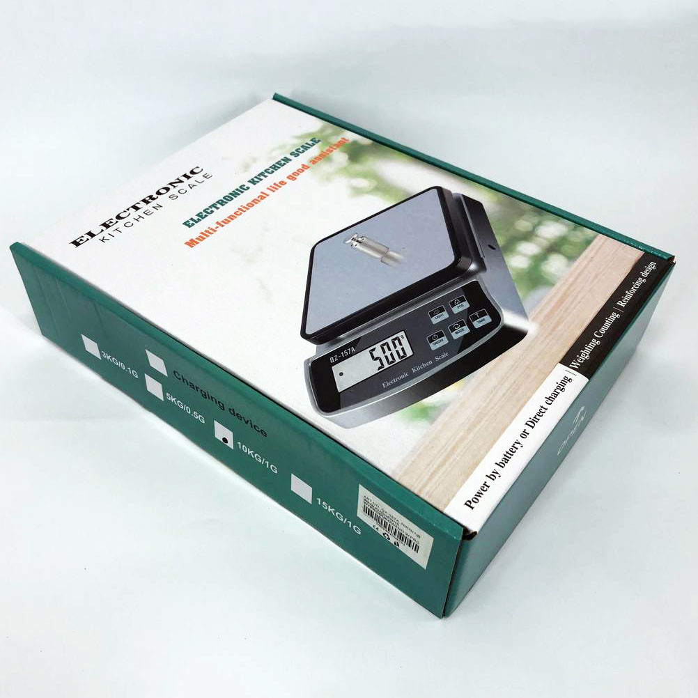 Электронные кухонные весы QZ-157A до 10 кг с функцией подсчета количест с подсветкой экрана - фото 2 - id-p2143114182