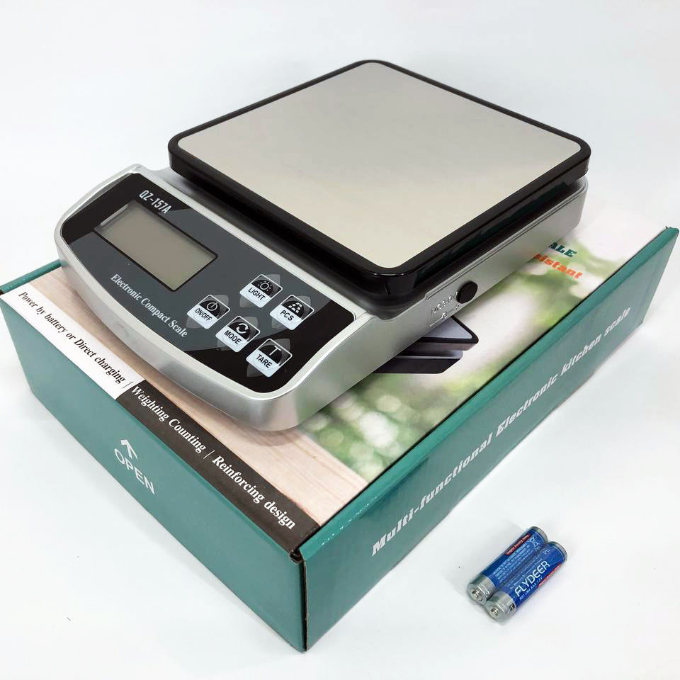 Электронные кухонные весы QZ-157A до 10 кг с функцией подсчета количест с подсветкой экрана - фото 6 - id-p2143114182