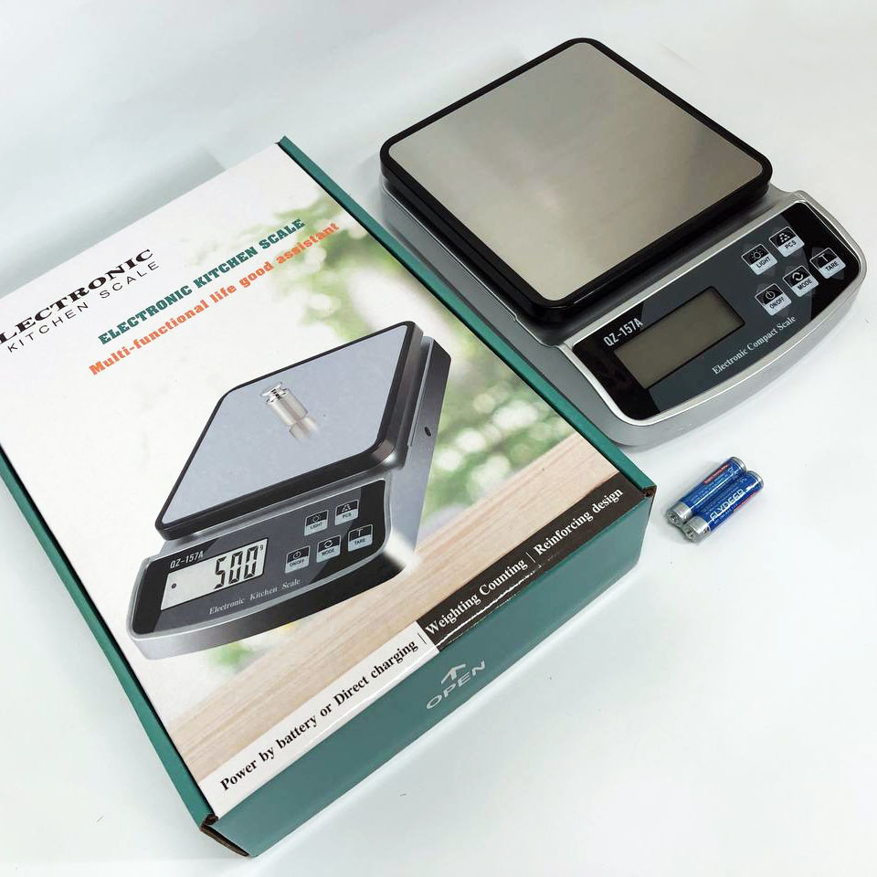 Электронные кухонные весы QZ-157A до 10 кг с функцией подсчета количест с подсветкой экрана - фото 10 - id-p2143114182