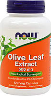 Листья оливы Olive Leaf Now Foods экстракт 500 мг 120 кап. MD, код: 7701410