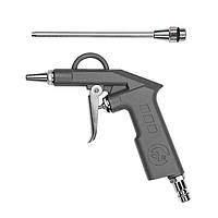 Пистолет продувочный короткий с дополнительным наконечником 120 мм INTERTOOL PT-0804 Technohub - Гарант