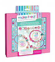 Набор для создания браслетов Make it Real Розовое сияние 24,2х3,8х26,5 см HR, код: 8370878