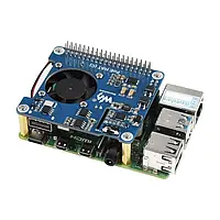 Power over Ethernet HAT (C) - питание через PoE и сеть 802.3af/at - для Raspberry Pi 3B+/4B - Waveshare...