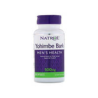 Йохимбе Natrol Yohimbe Bark 500 mg 90 Caps MD, код: 7518039