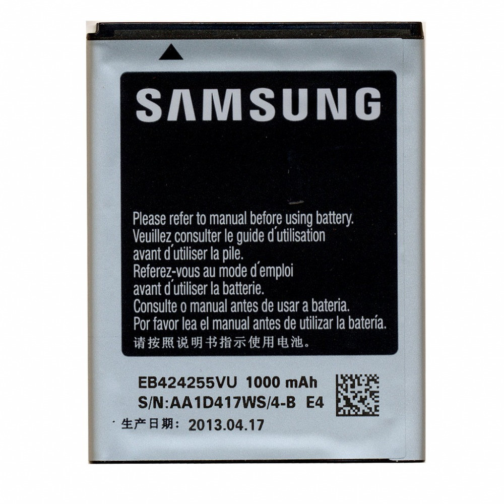Акумулятор EB424255VU для Samsung S3350 Chat 335 1000 mAh (00836-4) HR, код: 137704