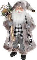 Новогодняя фигурка Santa Claus Gray 46 см BonaDi DP96555 IB, код: 8259670