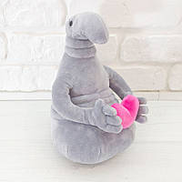 Мягкая игрушка Weber Toys Ждун с сердцем 21см серый (WT408) IB, код: 2606539