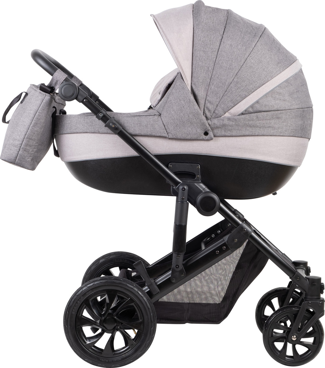 Універсальна коляска 3в1 FreeON Trio Comfort Grey люлька автокрісло прогулянковий блок