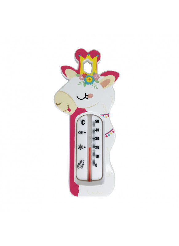 Термометр для води Жираф рожевий