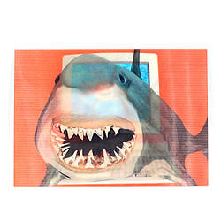 Вітальна листівка 3D "Акула"