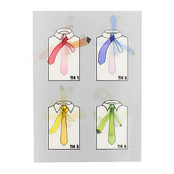 Листівка 3D "краватки"