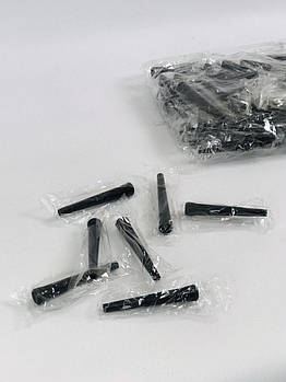 Одноразові мундштуки "Hygienic Black XXL" для кальяну, 50 штук в упаковці