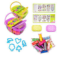 Набір для творчості Містер тісто 15 штук у корзинці Strateg українською мовою (41006) 4696314