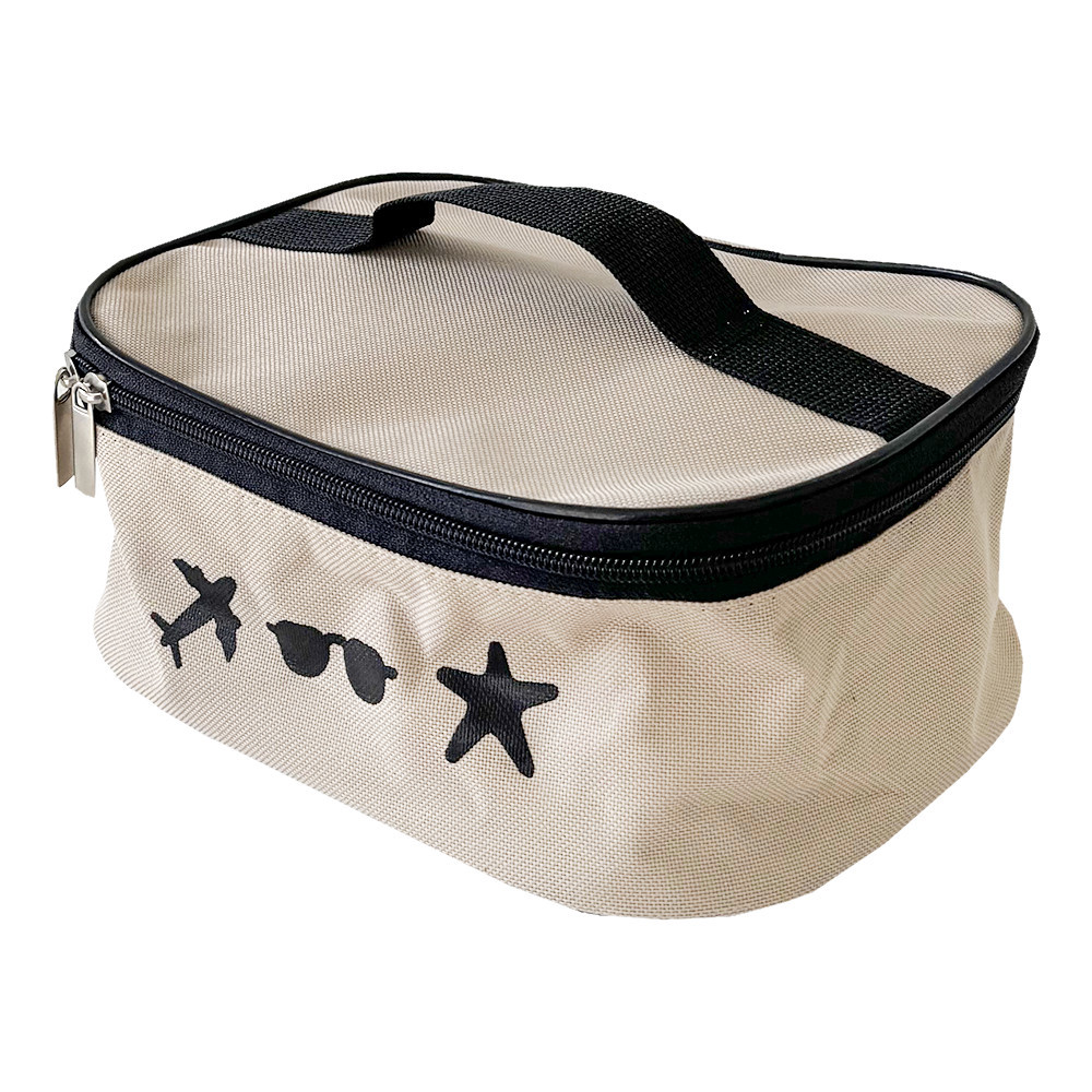 Косметичка-органайзер ORGANIZE для подорожі "пляж" (беж) 4744780