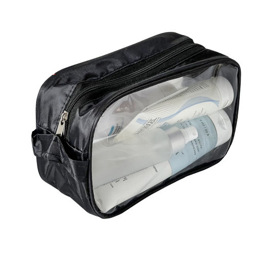 Велика прозора косметичка 22*15*8 см ORGANIZE (чорний) 4745094, фото 1