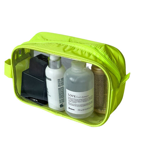 Велика прозора косметичка 22*15*8 см ORGANIZE (неон) 4744679