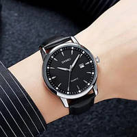 Фирменные спортивные часы SKMEI 2121SI | Стильные статусные мужские наручные часы | BC-319 Часы классические