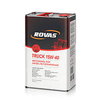 Моторное масло Rovas Truck 15W-40 полусинтетика 5 л (75906) IB, код: 8294588