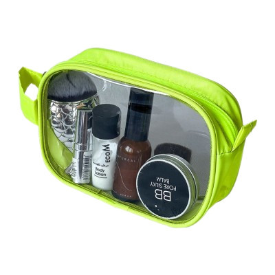 Силіконова косметичка з ручкою 19*13*5 см ORGANIZE (неон) 4744713
