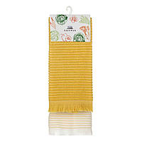 Набір кухонних рушників 340г/м2 жовтий 30х50см (2шт) 4750559
