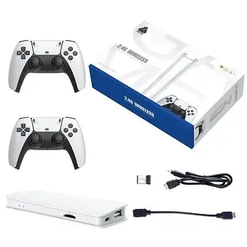Ігрова консоль M15 64GB 9217 два бездротові контролери White Лучшая цена