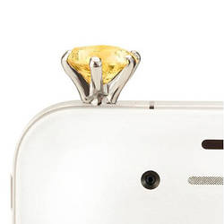 Аксесуар для Iphone "Plugo Diamante", золотий