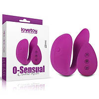 Двойной вибростимулятор для женщин Lovetoy O-Sensual Double Rush KS, код: 7837746
