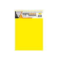 Блокнот А5 Апельсин В-БП5-80 80 листов пружина сверху Желтый KS, код: 8259257