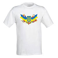 Футболка с украинской национальной символикой Арбуз 2 XXXL Белый KS, код: 8180935