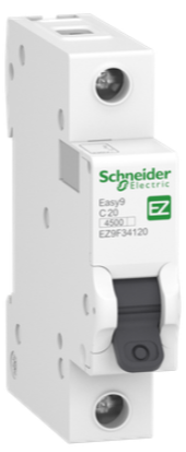 Автоматичний вимикач EZ9F34120 1P 20A C Easy9 Schneider Electric