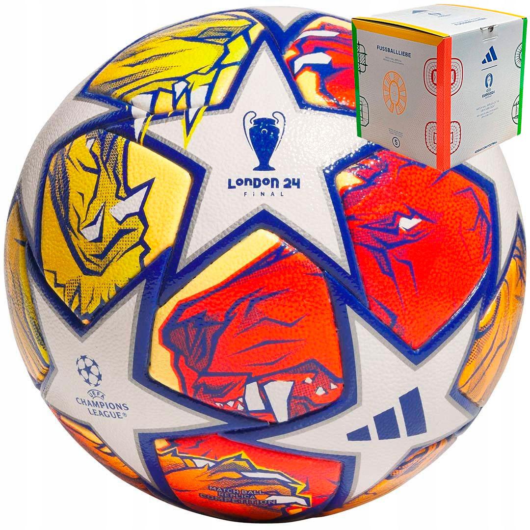 М'яч для футболу Adidas Finale London 2024 Competition FIFA IN9333 (розмір 5),