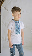 Великолепная вышитая детская футболка 4751260