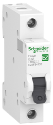 Автоматичний вимикач EZ9F34132 1P 32A C Easy9 Schneider Electric, фото 1