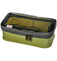 Рыболовная сумка, для принадлежностей и аксессуаров с прозрачной крышкой Carp Zoom TRANSPARENT EVA BOX 27x16x9