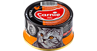 ТМ Carnie Паштет мясний з куркою для доросл.котів 90гр (32)