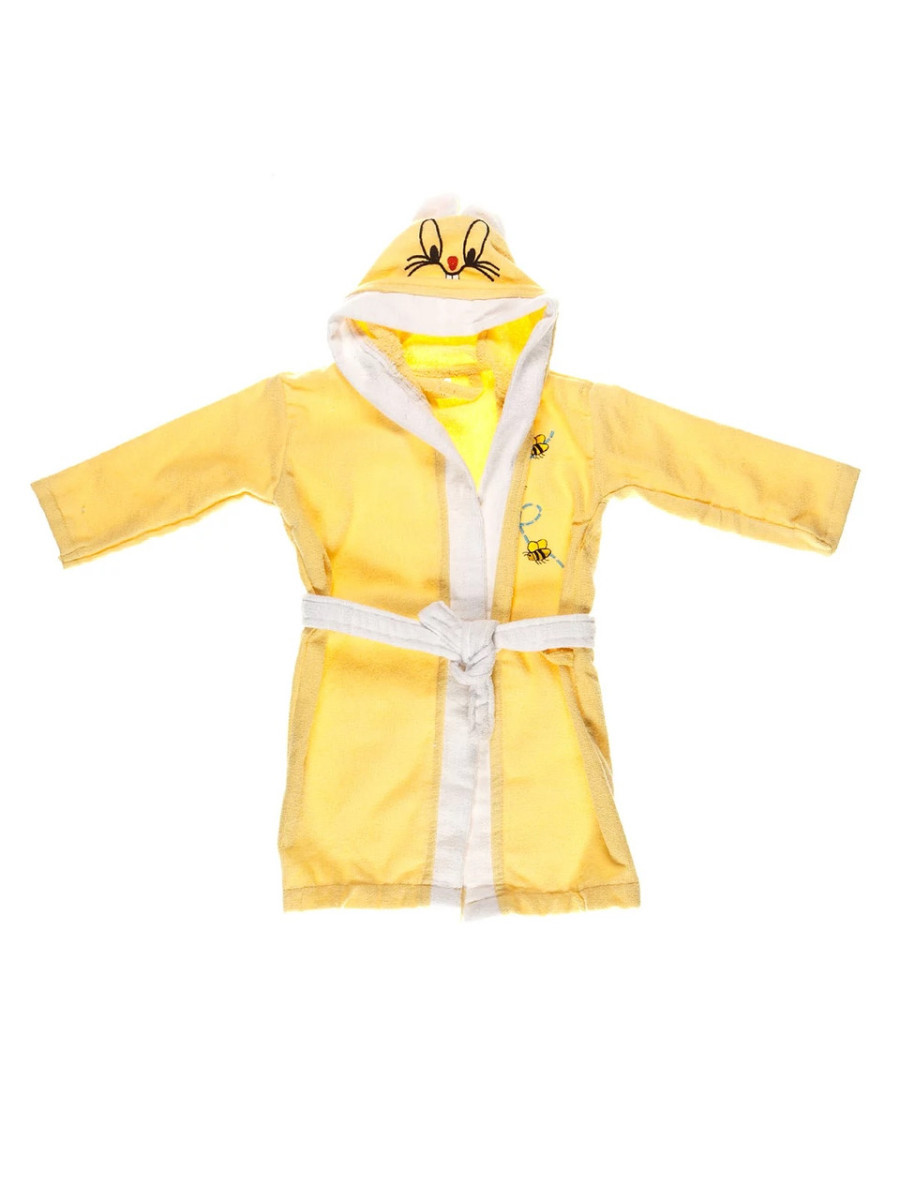 Халат махровий дитячий жовтий 5/6 років 4750594