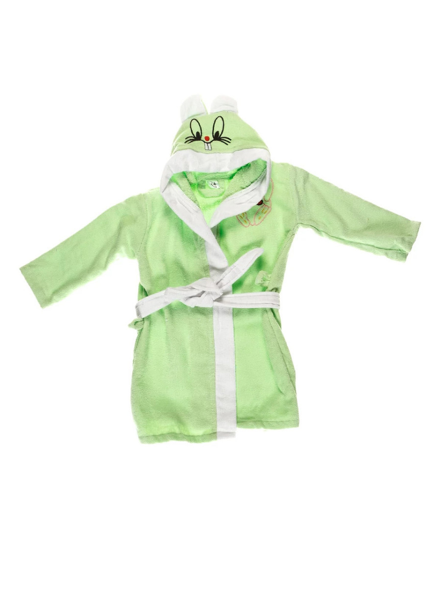 Халат махровий дитячий салатовий 1/2 роки 4750605