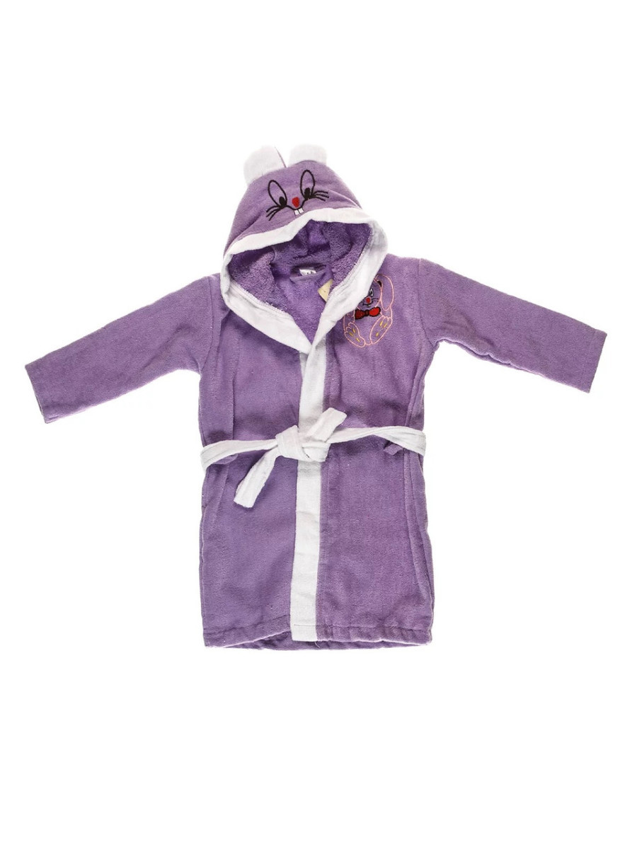Халат махровий дитячий фіолетовий 5/6 років 4750590