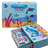 Канцелярский набор подарочный Sea Animals MIC (1962D) IB, код: 8262980