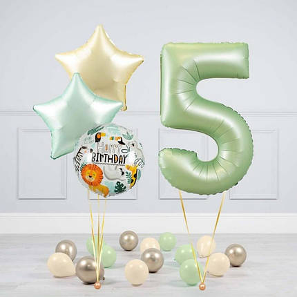 Набір із кульок Дитяча олива, фото 1