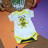Нарядний боді бджілка 80 розмір 9-12 місяців