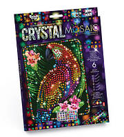 Набор для креативного творчества CRYSTAL MOSAIC Попугай MiC (CRM-01-10) IB, код: 2331109