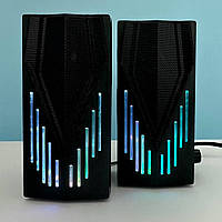 Колонка для комп`ютера Speaker E-1065 Mini Digtal Led- чорний