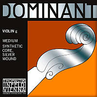 Струна Thomastik-Infeld 133 1 2 Dominant Synthetic Core Silver Wound 1 2 Violin G String Medi IB, код: 7294416
