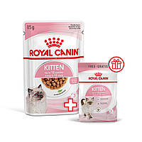 Вологий корм для кошенят (шматочки у соусі) ROYAL CANIN KITTEN IN GRAVY 0.085 кг, у паучах